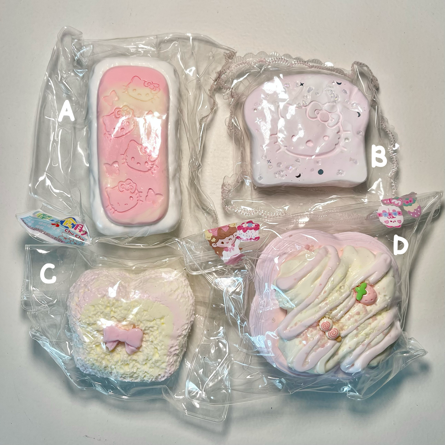 Handmade pink taba squishy