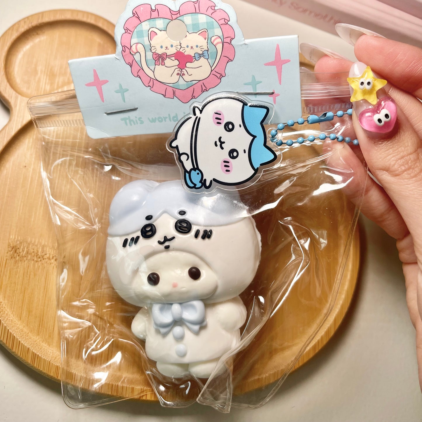 Calico Critters Bunny in Hachiware Costume Taba Squishy
