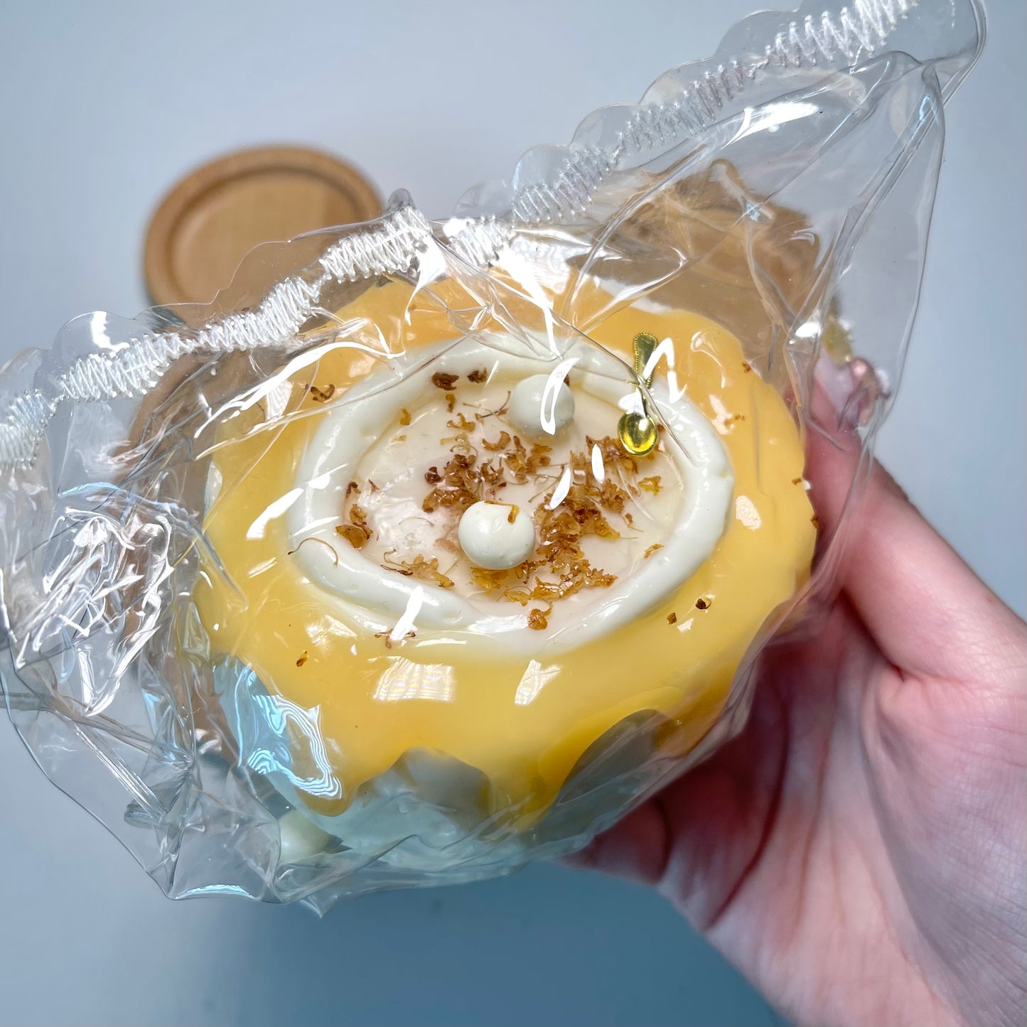 Handmade honey syrup cake taba squishy