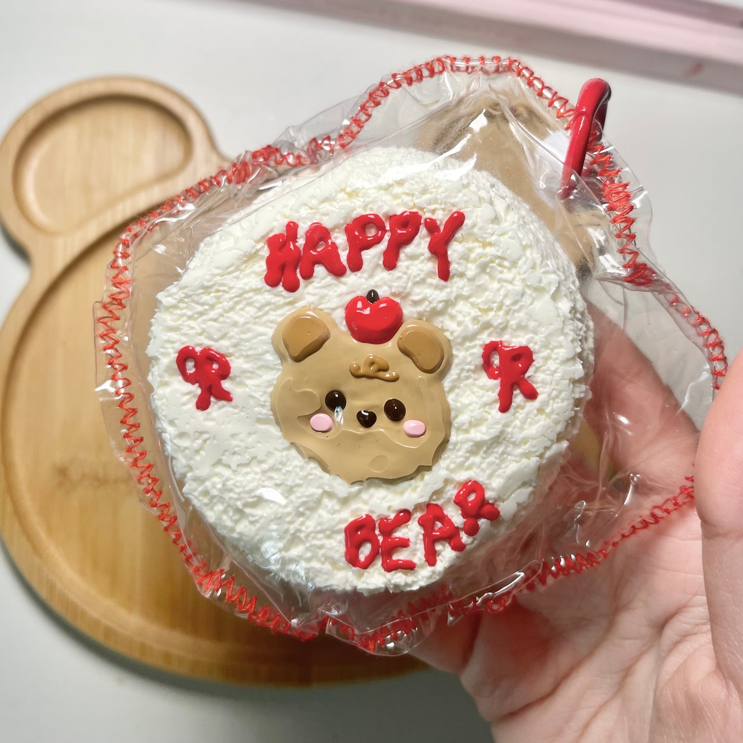 Teddy Bear Cake Taba Squishy