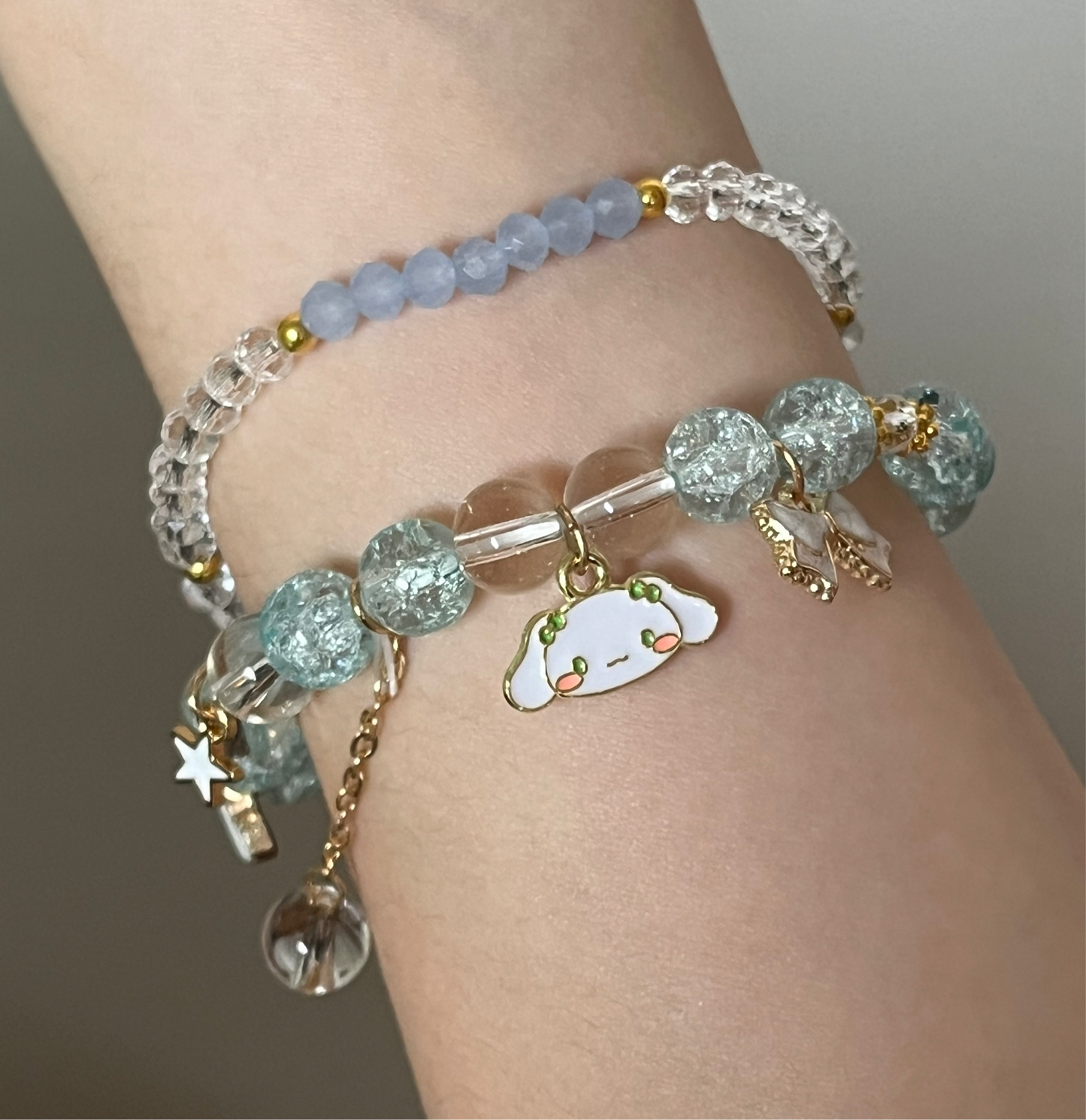 Sanrio beaded bracelet set of 2