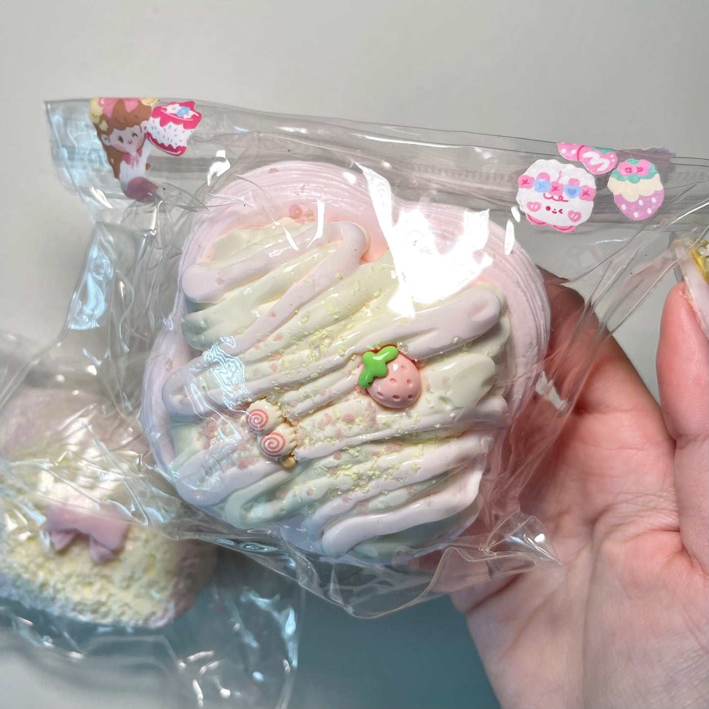 Handmade pink taba squishy