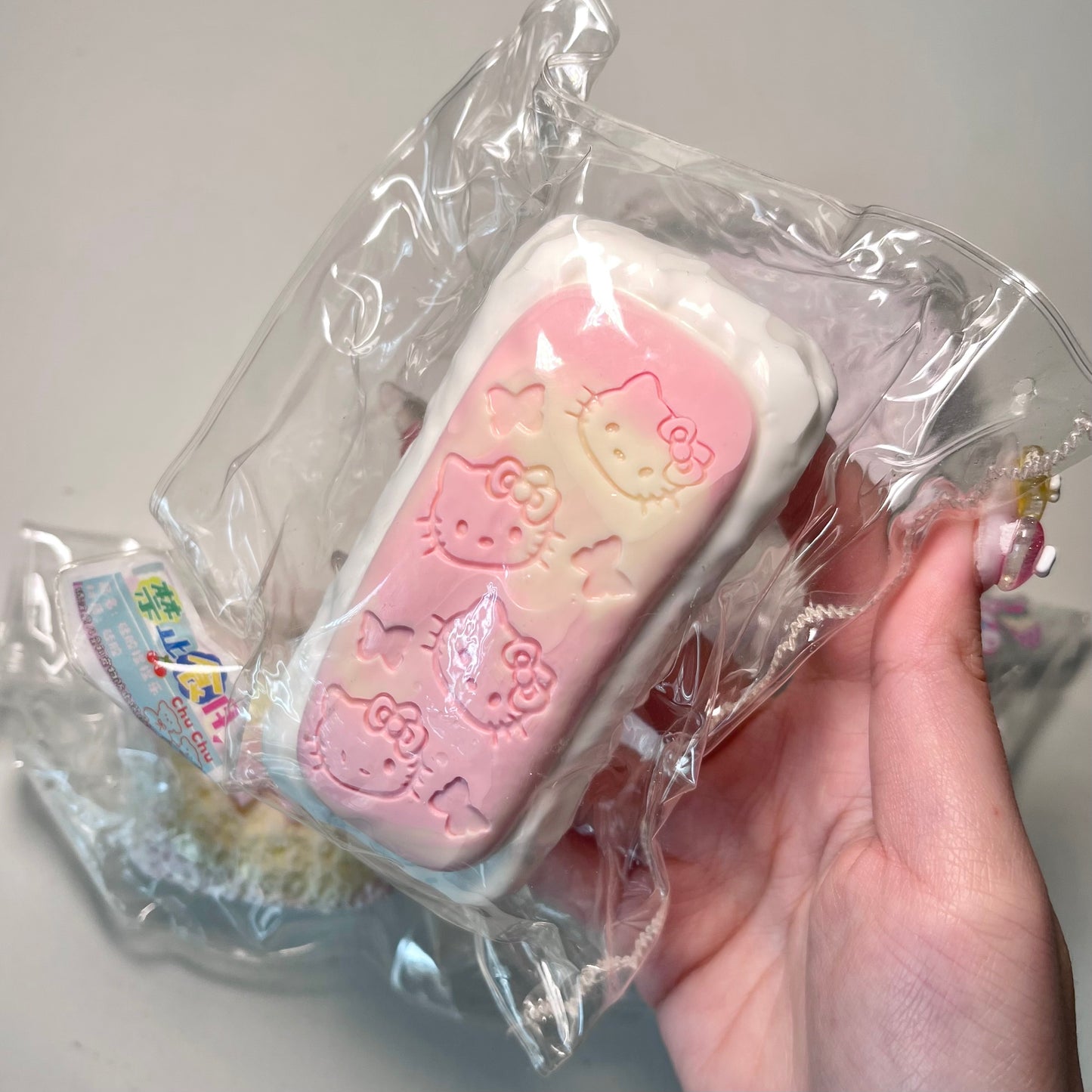 Handmade pink taba squishy