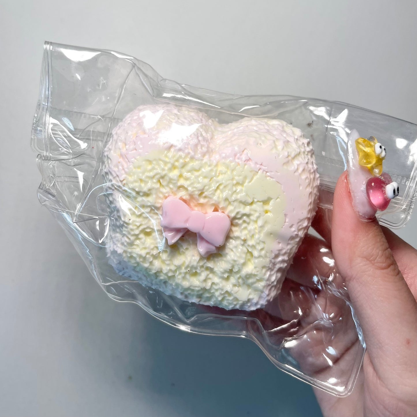 Handmade pink taba squishy