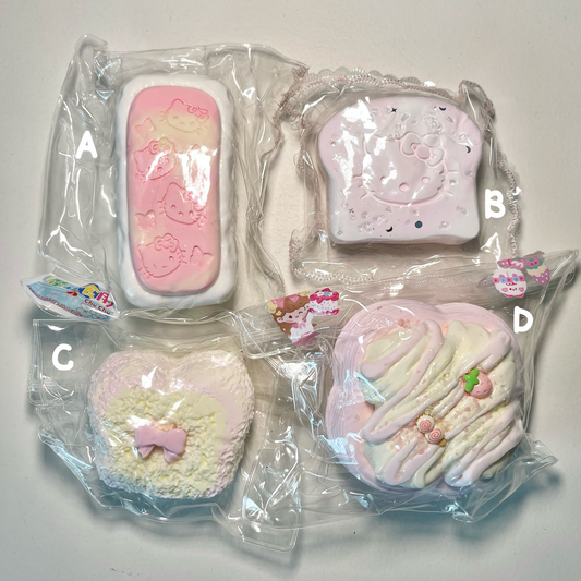 Handmade pink taba squishy