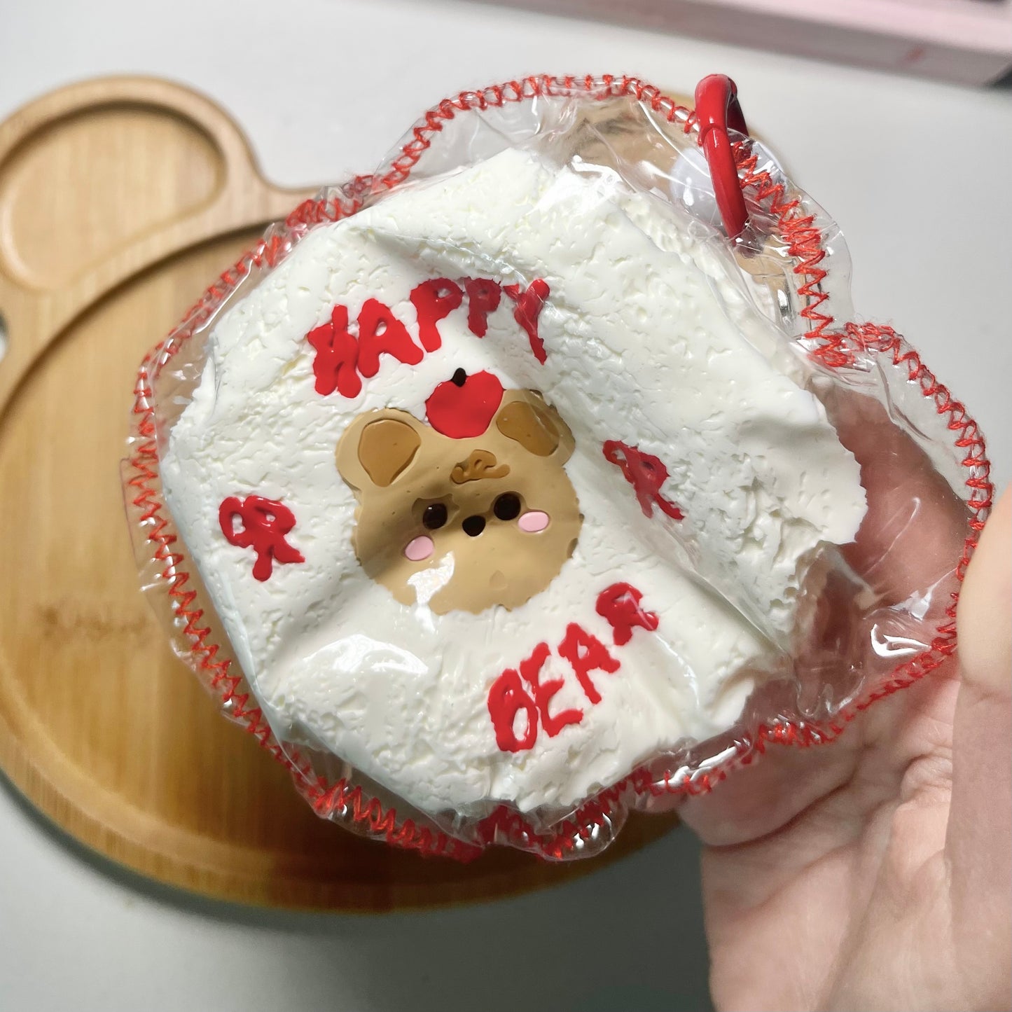 Teddy Bear Cake Taba Squishy